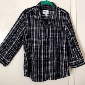 Christopher Banks stylish top, size L, stretch very comfortable.